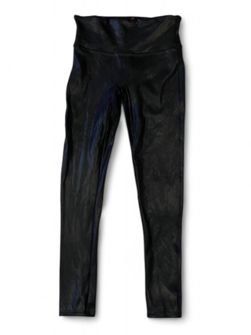 SPANX Black Control Athleisure Activewear Stretchy Shine Leggings Medium Petite